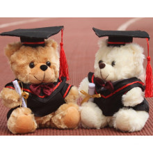 Livraison rapide peluche jouet diplômé ours